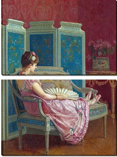 Картина Праздные мысли (1872)