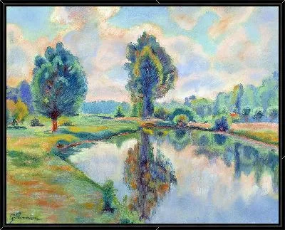 Картина Бор-де-Ривьер (около 1900 г.)