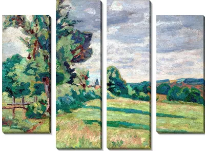 Картина Сарайные пастбища, Крозан (1914)