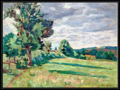 Картина Сарайные пастбища, Крозан (1914)