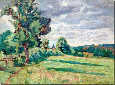 Картина Сарайные пастбища, Крозан (1914)