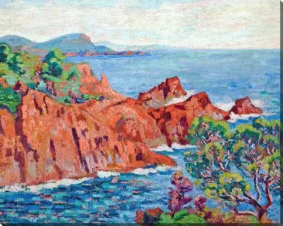 Картина Красные скалы в Аге (около 1912 г.)