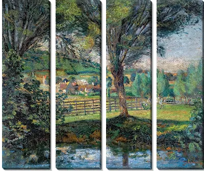 Картина Ивовый пруд