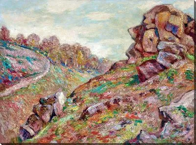 Картина Высота Седели, пейзаж Крёза (около 1895 г.)