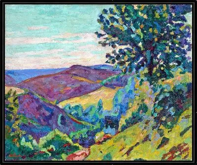 Картина Ле Пюи Барриу, Крозан (1922)
