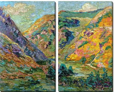 Картина Ле Кароль, Валле де ла Люд (1902)