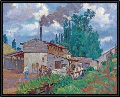 Картина Ле Борд Де Ла Бьевр (1875)