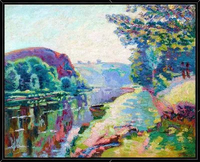 Картина Ла Рош де л'Эхо, Крозан (около 1907 г.)