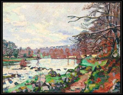 Картина Заграждение Де Женетен, Крозан (около 1898 г.)
