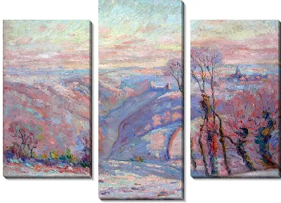 Картина Желе белого в деревне Крозан (около 1900 г.)