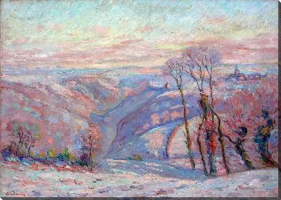 Картина Желе белого в деревне Крозан (около 1900 г.)