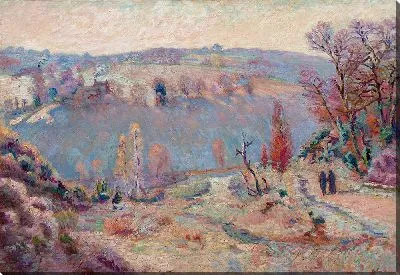 Долина Седели у моста Шарро Белый Мороз (около 1903-1911 гг.)