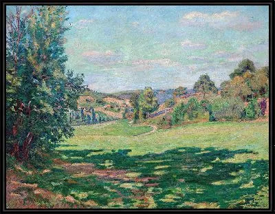 Картина Деревня-сюр-ле-Кото, Валле-де-Шерез (около 1885 г.)