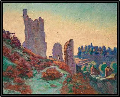 Картина Руины замка Крозан (1898 г.)