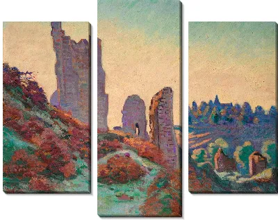 Руины замка Крозан (1898 г.)