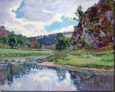 Картина Роше де Женетен-сюр-Крез (около 1900 г.)