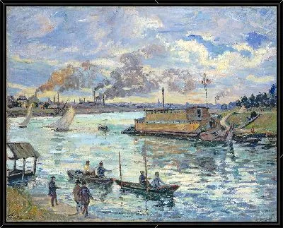 Картина Речная сцена