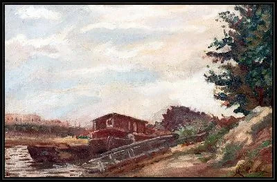 Картина Пениш в Иль-де-Франсе (1870)