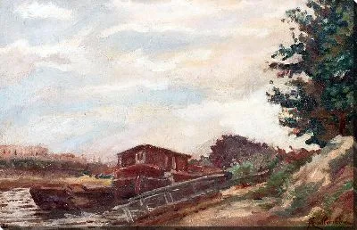 Картина Пениш в Иль-де-Франсе (1870)