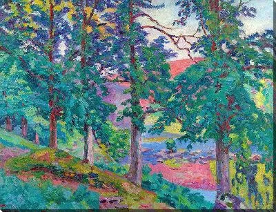 Картина Пейзаж Де Ла Крез (около 1910 г.)