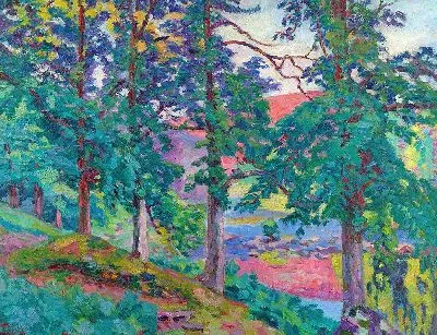 Картина Пейзаж Де Ла Крез (около 1910 г.)