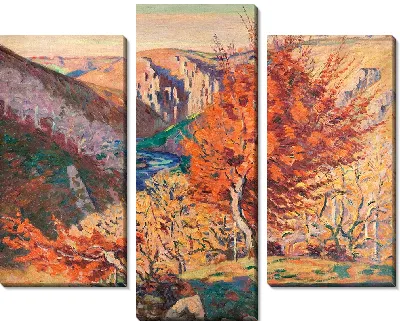 Картина Пейзаж, Роше де ла Файлез (1893–1920)