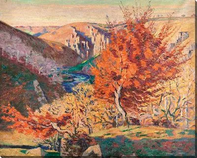 Картина Пейзаж, Роше де ла Файлез (1893–1920)