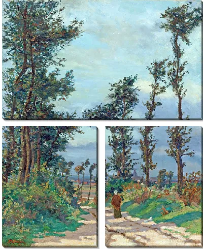 Картина Пейзаж Д'Иль Де Франс (1871)