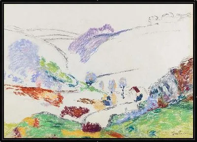 Картина Пейзаж де ла Крез (1915)