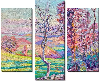 Картина Пейзаж де Крозан, Крез (1908)