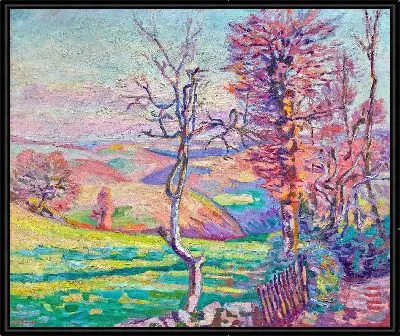 Картина Пейзаж де Крозан, Крез (1908)