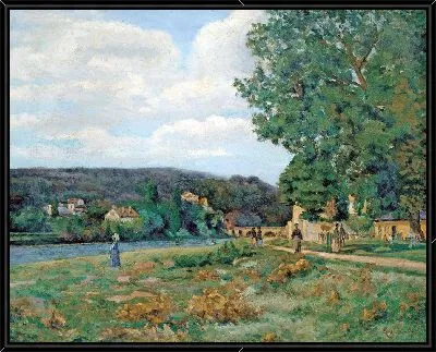Картина Пейзаж де Иль-де-Франс (около 1875 г.)