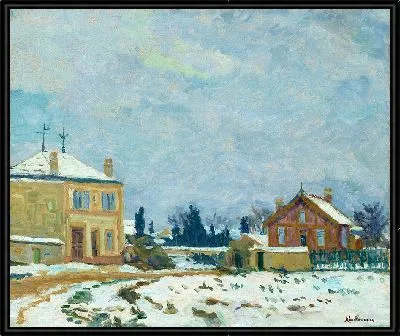 Картина Пейзаж в Иль-де-Франсе (около 1876 г.)