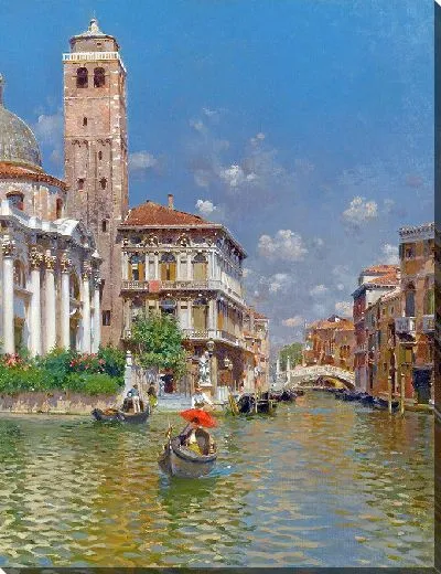 Картина Сан-Джеремия и Дворец Лабия, Венеция