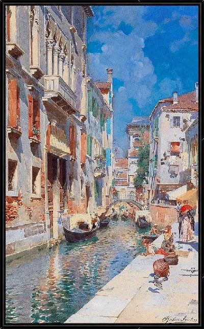 Картина Венецианский канал 2