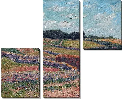 Картина Уэссан, низкие стены полей (1909-10)