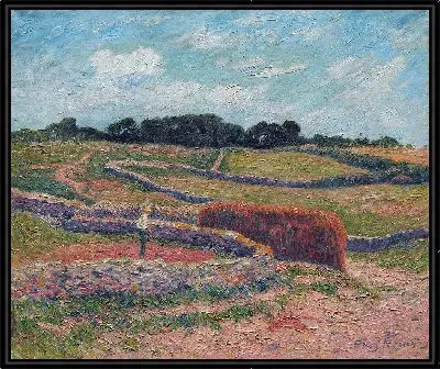 Картина Уэссан, низкие стены полей (1909-10)