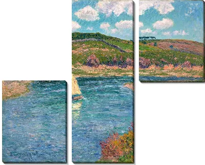 Картина Ривьер-де-Пон-Авен, Финистер (1899)