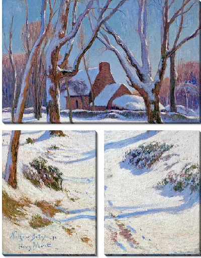 Картина Неж в Бретани (1892)