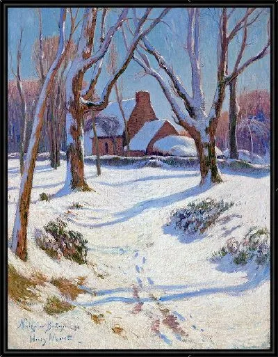 Картина Неж в Бретани (1892)