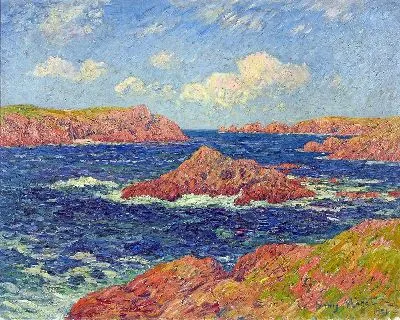 Картина Л'Иль де Кереллек (Уэссан) (1901)