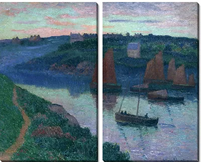 Картина Бато де Пеш в Бретани (1897)