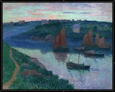 Картина Бато де Пеш в Бретани (1897)