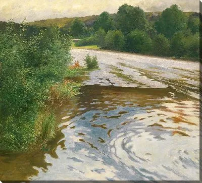 Картина Речной пейзаж