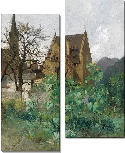 Картина Зонненблюмен в Форгартене (1904 г.)