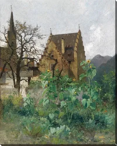 Картина Зонненблюмен в Форгартене (1904 г.)