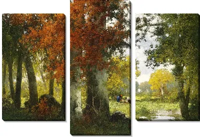 Вырубка леса сборщиками хвороста