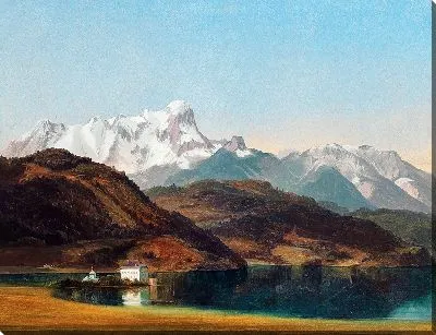 Картина Вид Марии Лоретто на озере Вертерзее