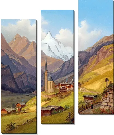 Хайлигенблут с видом на Гросглокнер