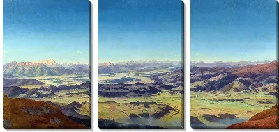 Картина Расширенная панорама Коральпе